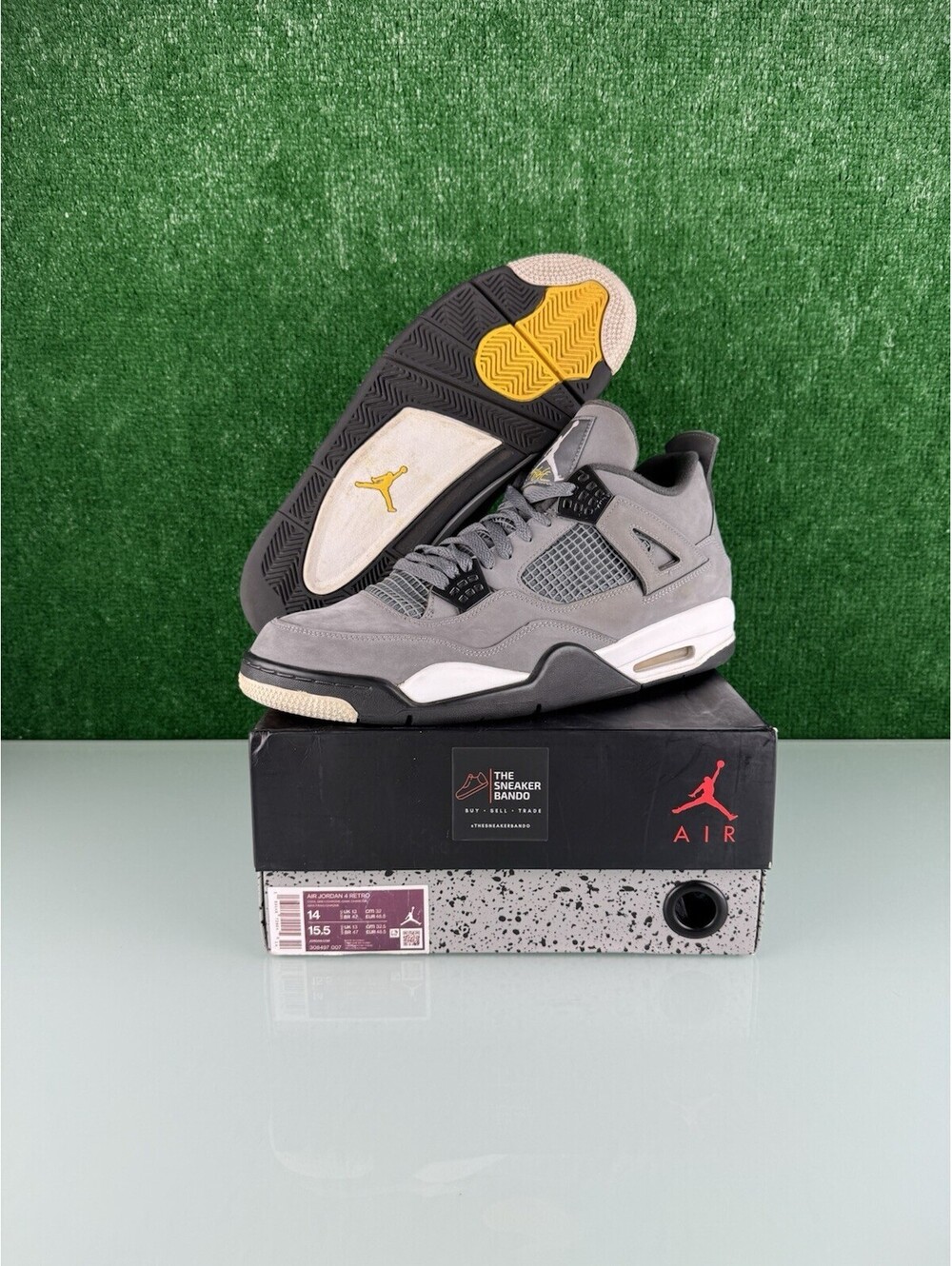 Size 14 - Jordan 4 Retro Low Cool Grey